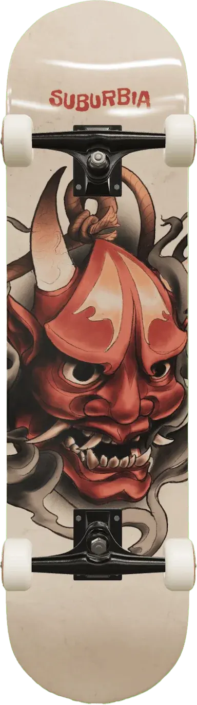 Oni Mask skateboard