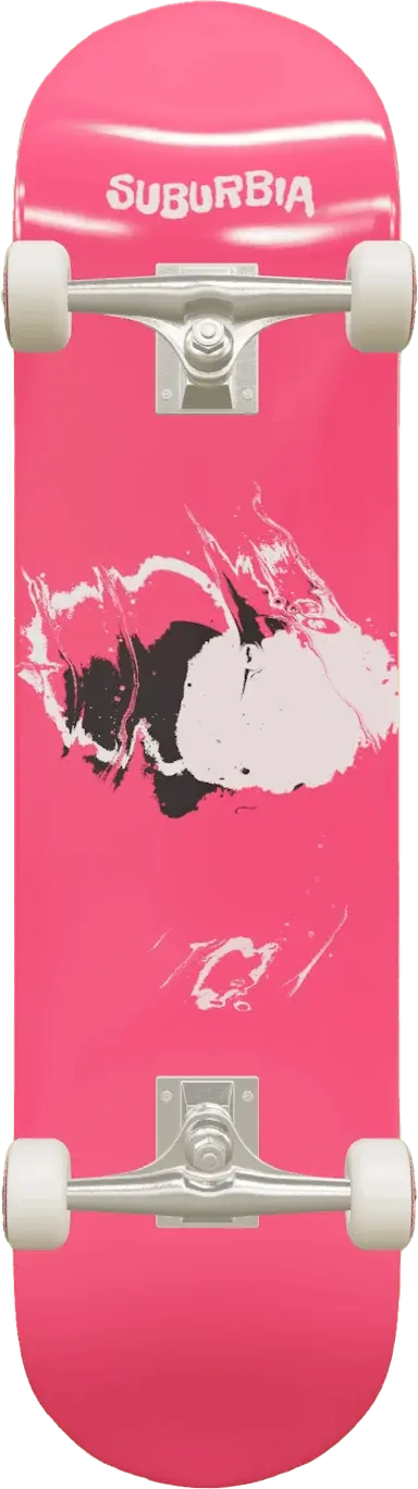 Pink Drop skateboard