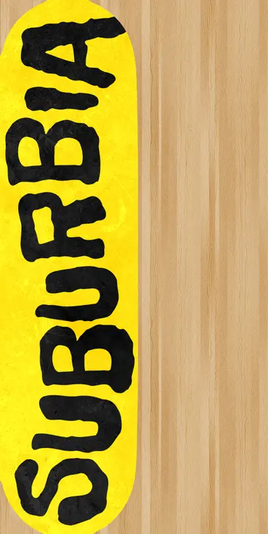 Black and yellow deck