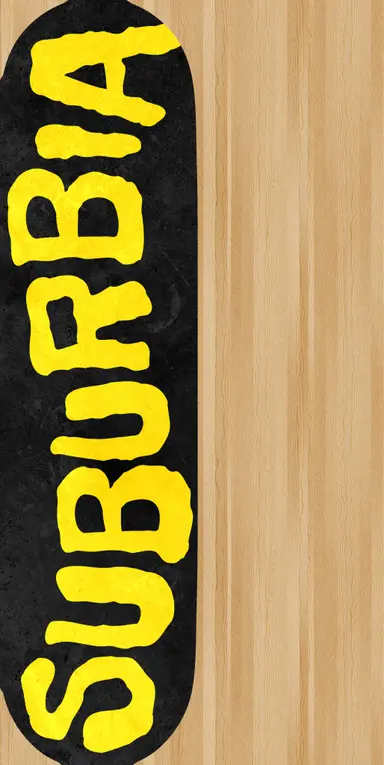 Yellow and black deck